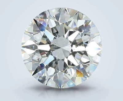 5.01ct I SI1 Rare Carat Ideal Cut Round Diamond
