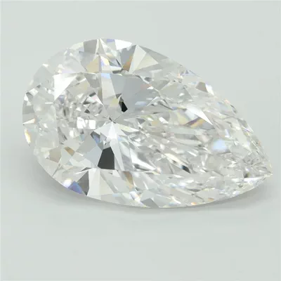 10.06ct E VVS2 Rare Carat Ideal Cut Pear Lab Grown Diamond