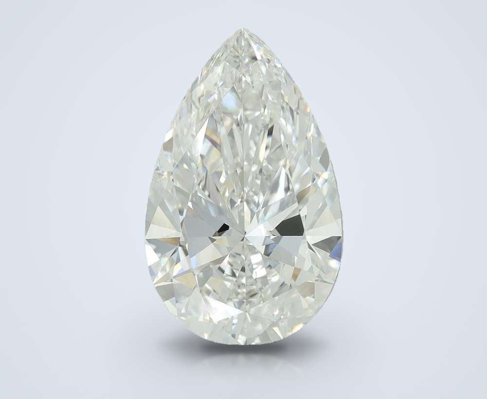 10.06ct E VVS2 Rare Carat Ideal Cut Pear Lab Grown Diamond