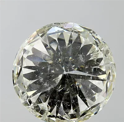 11.53ct K SI2 Rare Carat Ideal Cut Round Diamond
