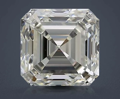 3.01ct J VS1 Very Good Cut Asscher Diamond
