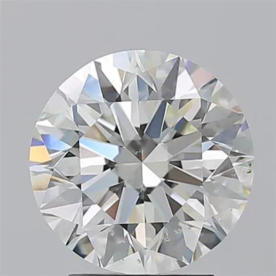 3.01ct K SI1 Rare Carat Ideal Cut Round Diamond