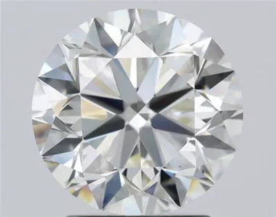 2.37ct K VVS2 Rare Carat Ideal Cut Round Diamond