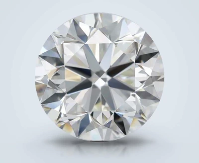 2.37ct K VVS2 Rare Carat Ideal Cut Round Diamond