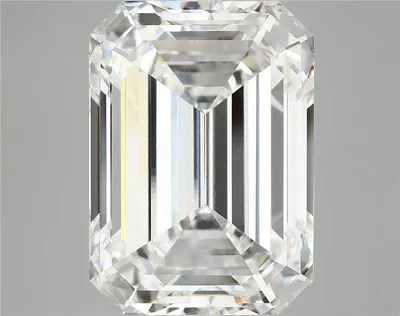 12.36ct F VS1 Rare Carat Ideal Cut Emerald Lab Grown Diamond