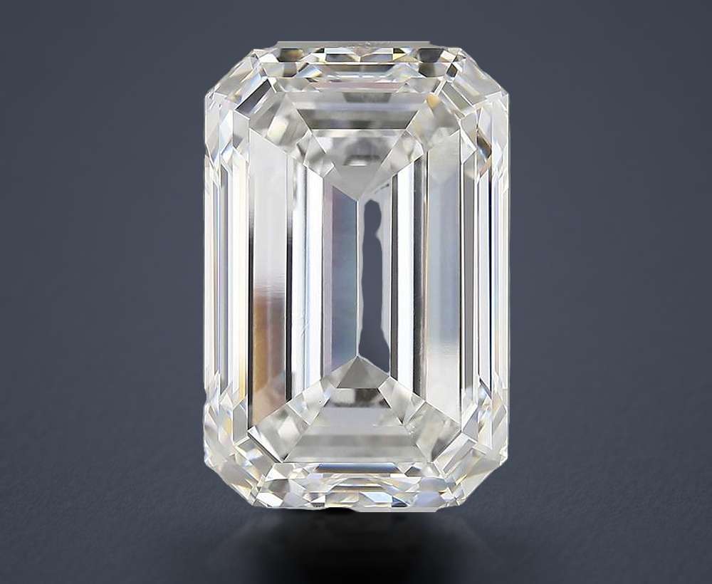 16.32ct F VVS2 Rare Carat Ideal Cut Emerald Lab Grown Diamond