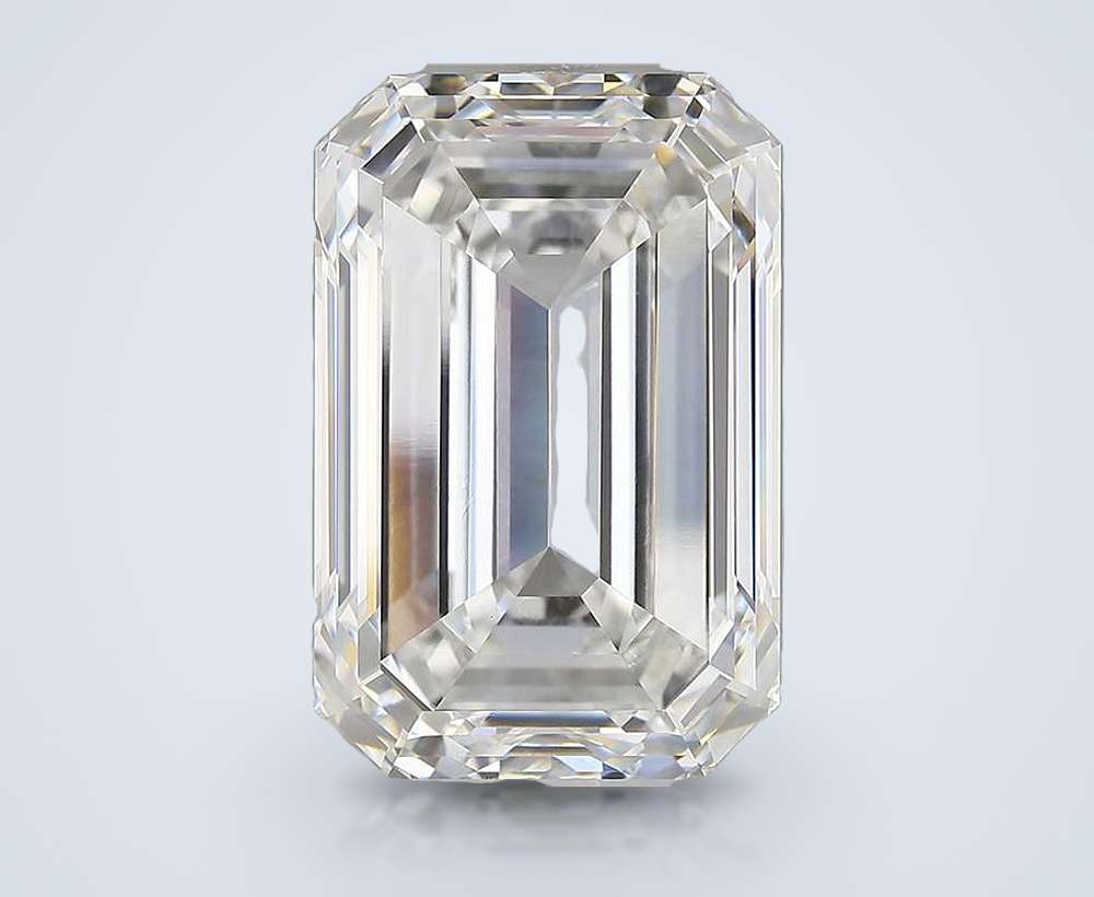 16.32ct F VVS2 Rare Carat Ideal Cut Emerald Lab Grown Diamond