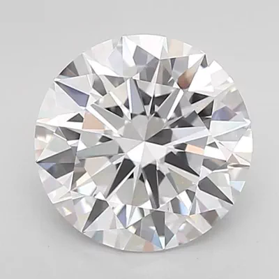 2.02ct D VVS2 Excellent Cut Round Lab Grown Diamond
