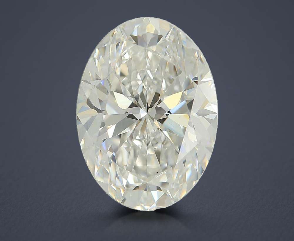 3.54ct E VS1 Rare Carat Ideal Cut Oval Lab Grown Diamond