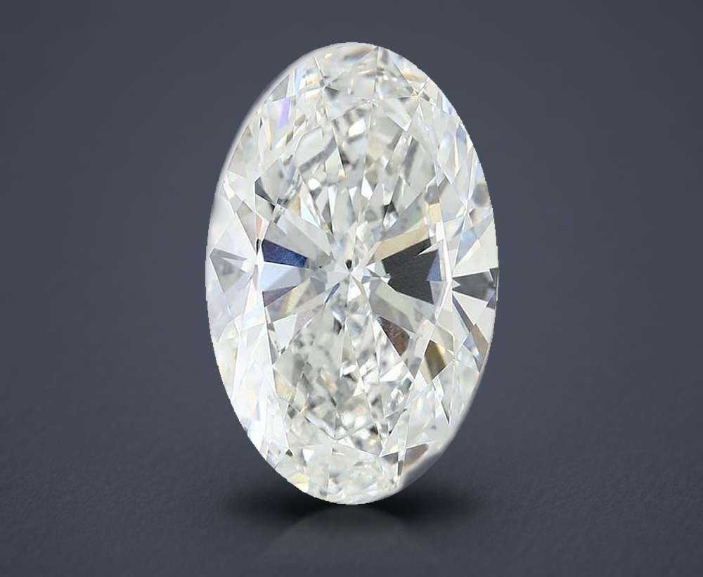 10.02ct F VVS2 Very Good Cut Oval Lab Grown Diamond