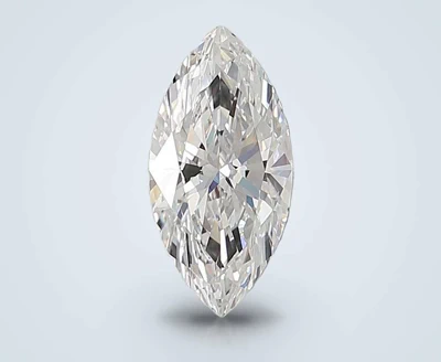 3.09ct E VVS2 Rare Carat Ideal Cut Marquise Lab Grown Diamond