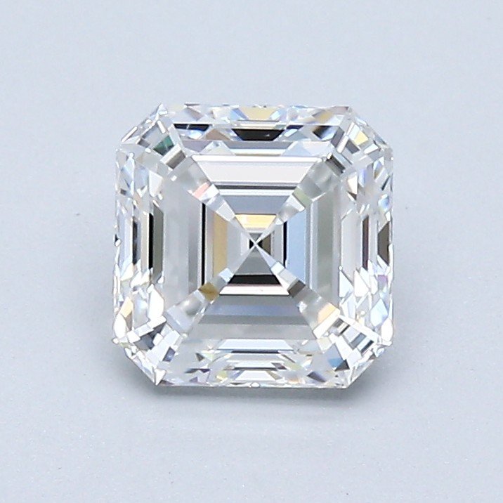 1.01ct E VS2 Rare Carat Ideal Cut Asscher Diamond
