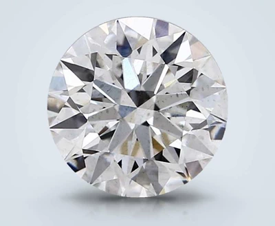 2.16ct F SI1 Rare Carat Ideal Cut Round Lab Grown Diamond