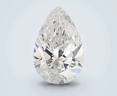 3.09ct F VVS2 Rare Carat Ideal Cut Pear Lab Grown Diamond