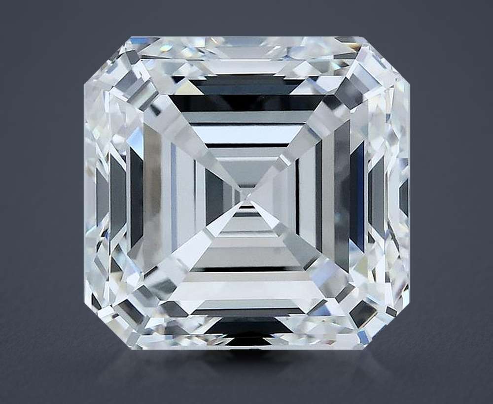 6.10ct E VVS2 Rare Carat Ideal Cut Asscher Lab Grown Diamond