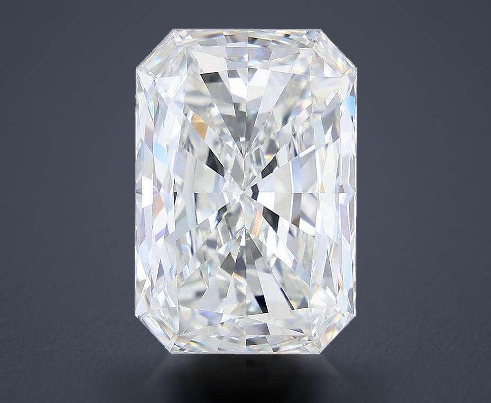 12.06ct F VVS2 Rare Carat Ideal Cut Radiant Lab Grown Diamond