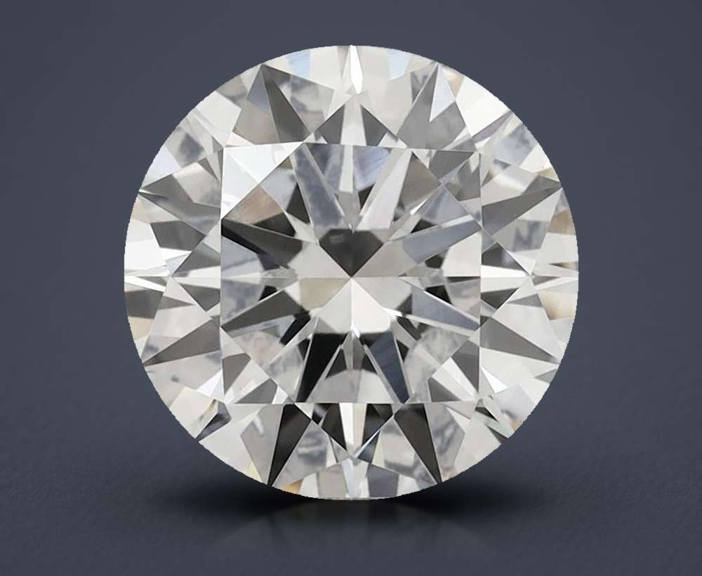 2.56ct H VVS2 Rare Carat Ideal Cut Round Lab Grown Diamond