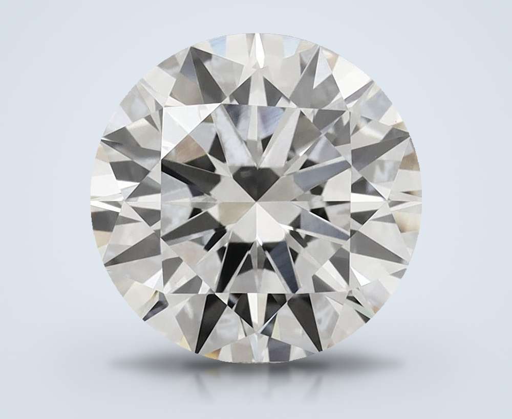 2.56ct H VVS2 Rare Carat Ideal Cut Round Lab Grown Diamond