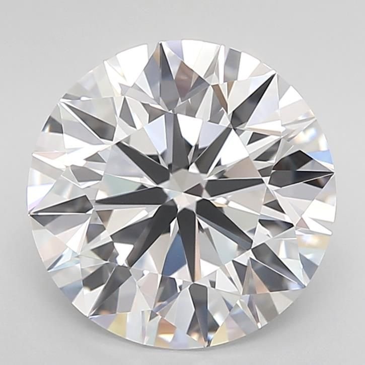 3.14ct D FL Rare Carat Ideal Cut Round Lab Grown Diamond