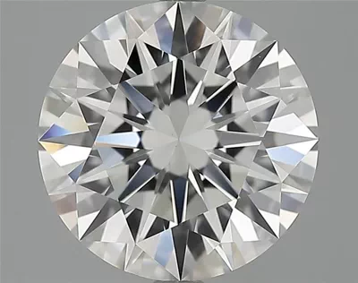 3.32ct G VVS2 Rare Carat Ideal Cut Round Diamond