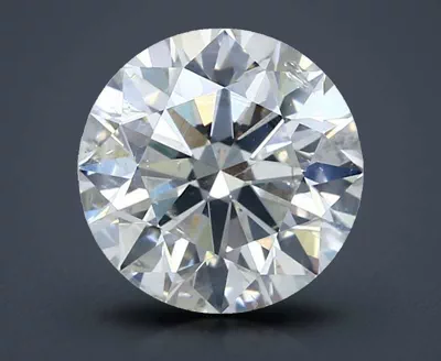 3.54ct J SI2 Rare Carat Ideal Cut Round Diamond