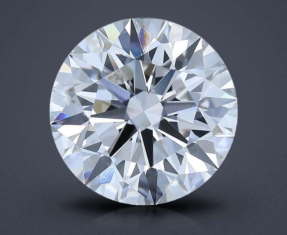 8.57ct F VVS2 Excellent Cut Round Lab Grown Diamond