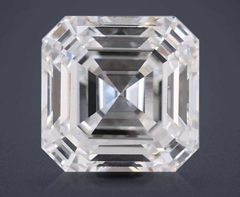1.51ct D VS1 Rare Carat Ideal Cut Asscher Lab Grown Diamond