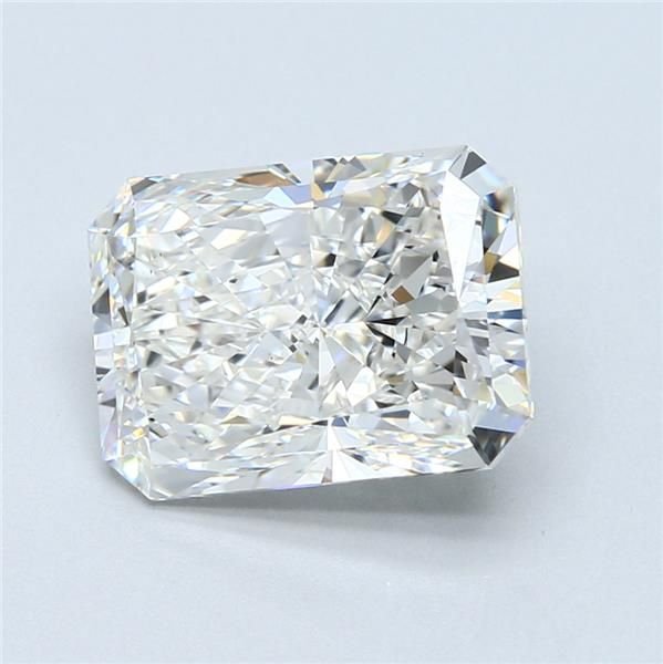 4.34ct H VS2 Rare Carat Ideal Cut Radiant Diamond