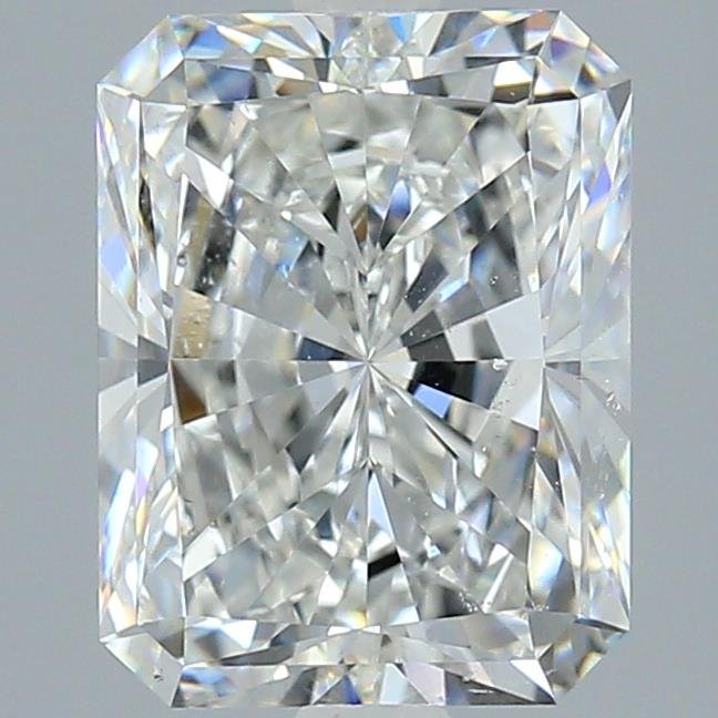 4.02ct H SI1 Rare Carat Ideal Cut Radiant Diamond