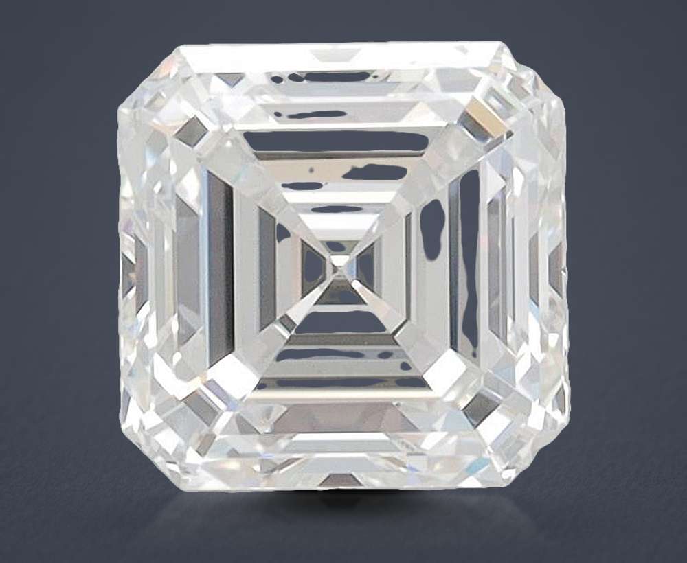 1.77ct F VS1 Rare Carat Ideal Cut Asscher Lab Grown Diamond