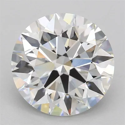 3.36ct F VVS2 Rare Carat Ideal Cut Round Lab Grown Diamond