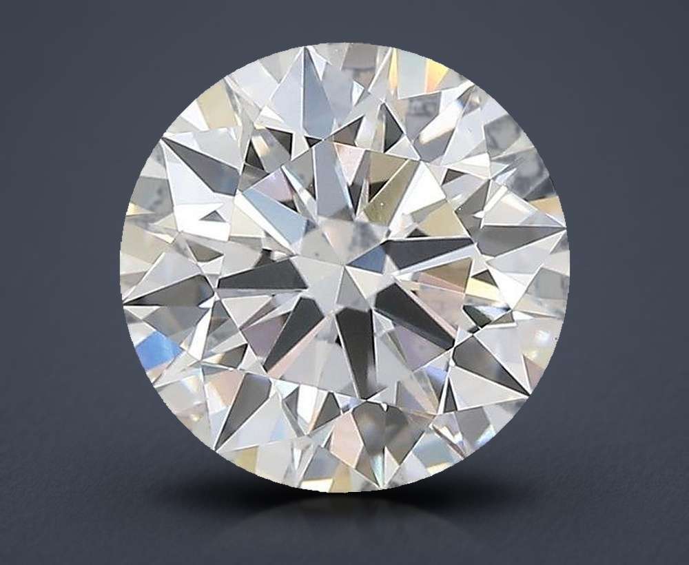 2.85ct D VS1 Rare Carat Ideal Cut Round Lab Grown Diamond
