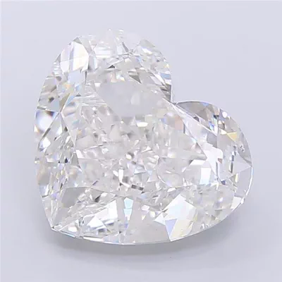 10.05ct F VVS2 Good Cut Heart Lab Grown Diamond