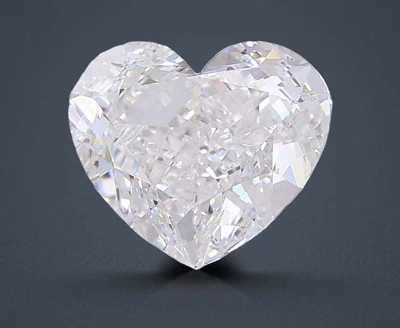 10.05ct F VVS2 Good Cut Heart Lab Grown Diamond