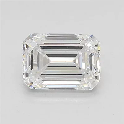 1.27ct D VS2 Excellent Cut Emerald Lab Grown Diamond