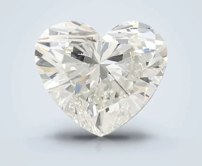 5.08ct G VVS2 Rare Carat Ideal Cut Heart Lab Grown Diamond