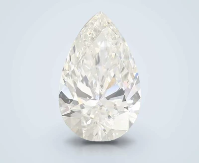 4.08ct F VVS2 Rare Carat Ideal Cut Pear Lab Grown Diamond