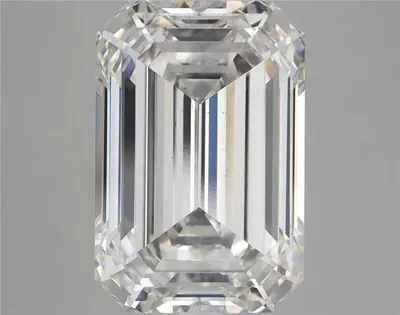 8.43ct H VS2 Rare Carat Ideal Cut Emerald Lab Grown Diamond