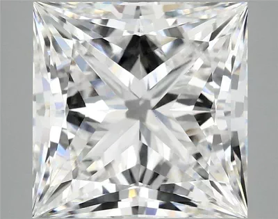 7.66ct E VVS2 Rare Carat Ideal Cut Princess Lab Grown Diamond