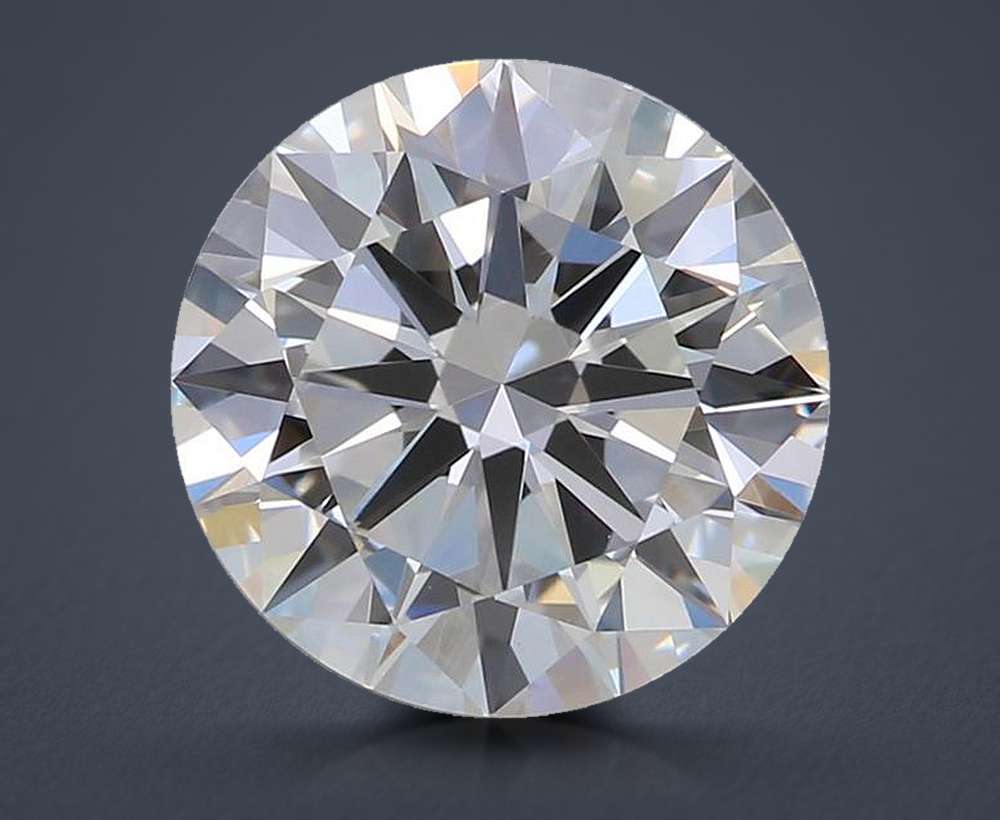 2.02ct F VVS2 Excellent Cut Round Lab Grown Diamond