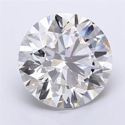 5.55ct F VS1 Rare Carat Ideal Cut Round Lab Grown Diamond