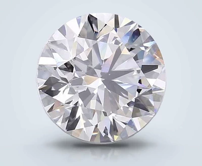 5.55ct F VS1 Rare Carat Ideal Cut Round Lab Grown Diamond