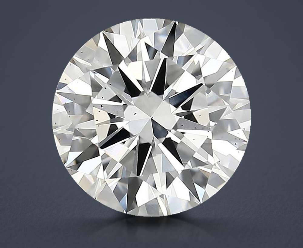 3.65ct E SI1 Excellent Cut Round Lab Grown Diamond