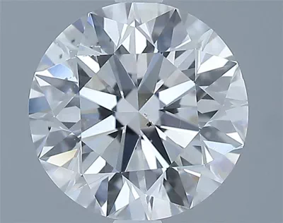 2.01ct D SI1 Rare Carat Ideal Cut Round Diamond