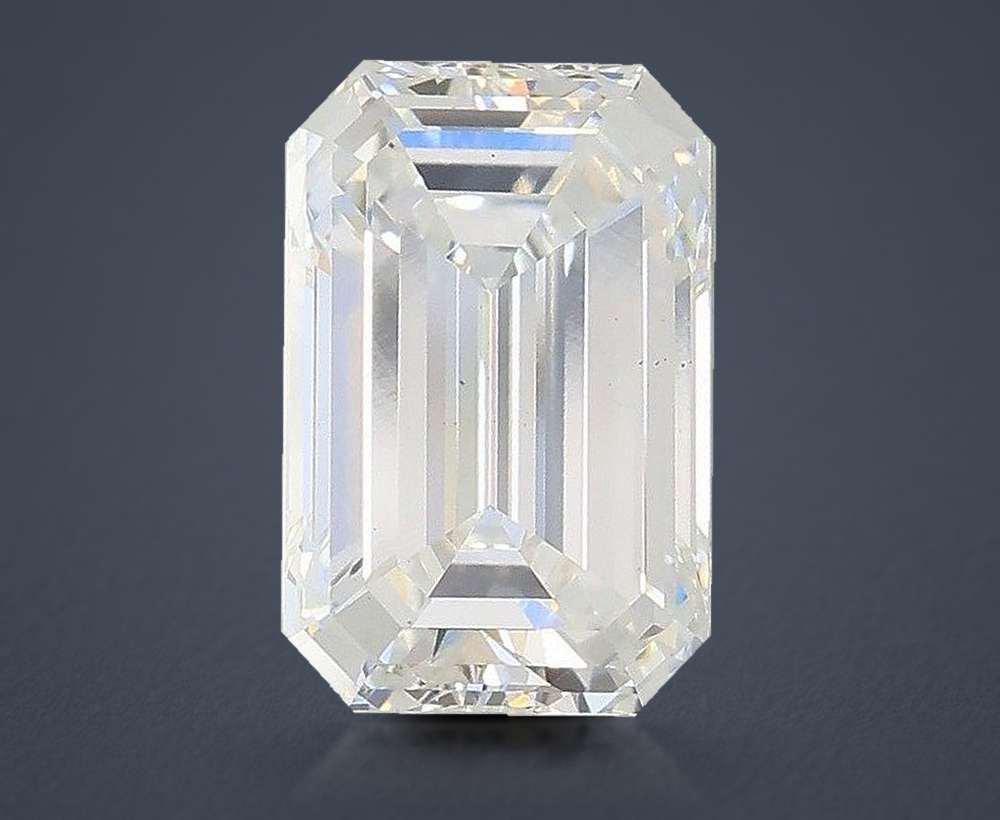 1.90ct F VS1 Rare Carat Ideal Cut Emerald Lab Grown Diamond