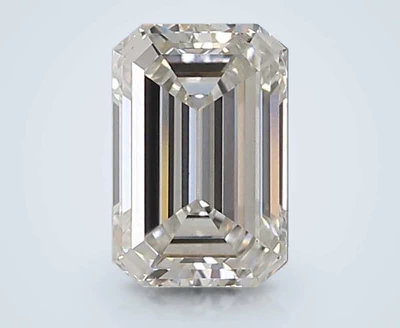 1.55ct F VS1 Rare Carat Ideal Cut Emerald Lab Grown Diamond