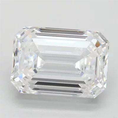 6.10ct I VVS2 Rare Carat Ideal Cut Emerald Lab Grown Diamond