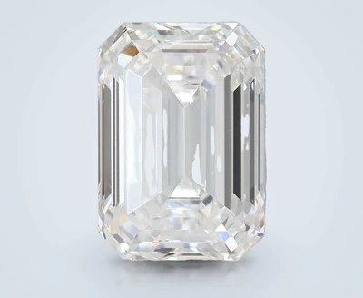 6.10ct I VVS2 Rare Carat Ideal Cut Emerald Lab Grown Diamond