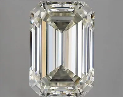 3.05ct I VVS2 Excellent Cut Emerald Lab Grown Diamond