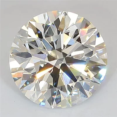 3.09ct J VS1 Rare Carat Ideal Cut Round Lab Grown Diamond